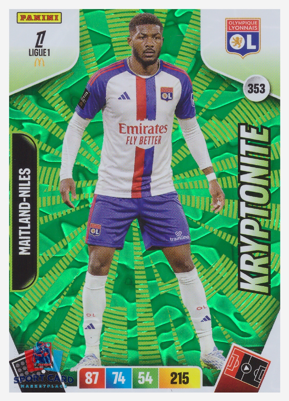 Panini Adrenalyn XL Ligue 1 2026-27 - Ainsley Maitland-Niles / Olympique Lyonnais - Kryptonite - #353