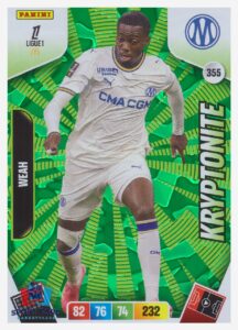 Panini Adrenalyn XL Ligue 1 2026-27 - Timothy Weah / Olympique de Marseille - Kryptonite - #355