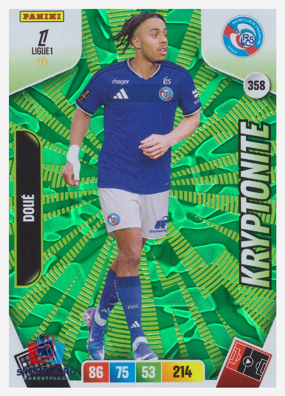 Panini Adrenalyn XL Ligue 1 2026-27 - Guéla Doué / RC Strasbourg - Kryptonite #358