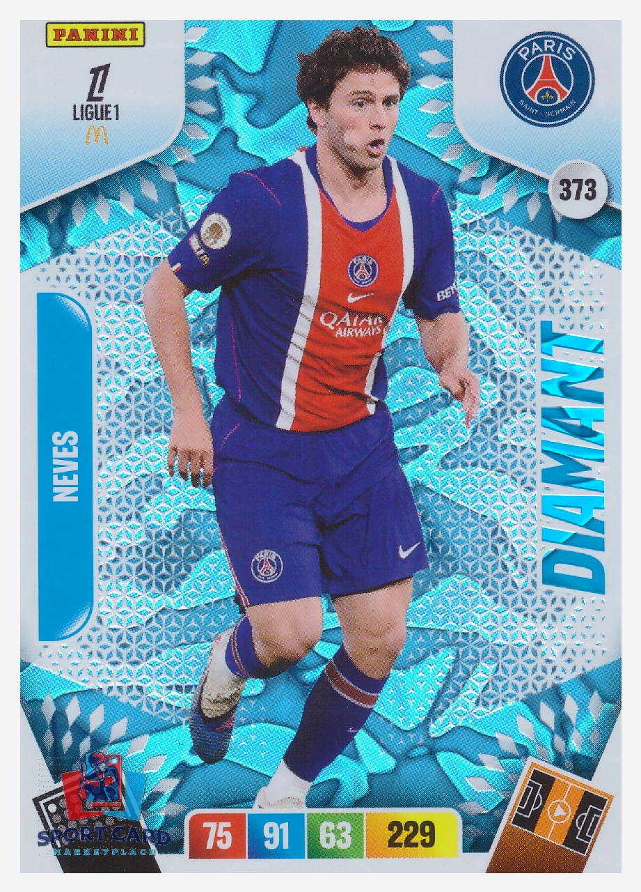 Panini Adrenalyn XL Ligue 1 2026-27 - João Neves / Paris SG - Diamant #373
