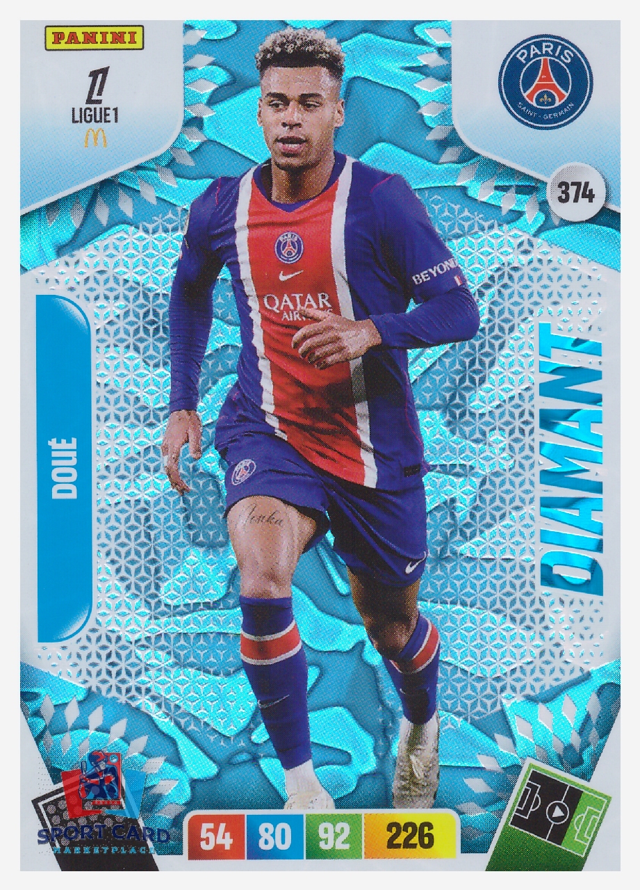 Panini Adrenalyn XL Ligue 1 2026-27 - Désiré Doué / Paris SG - Diamant #374