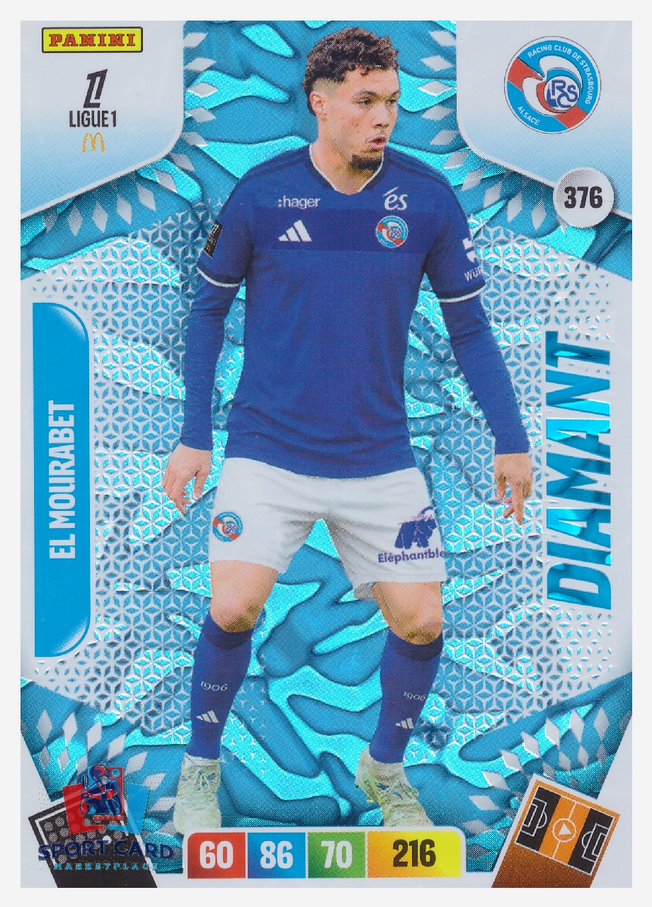 Panini Adrenalyn XL Ligue 1 2026-27 - Samir El Mourabet / RC Strasbourg - Diamant #376