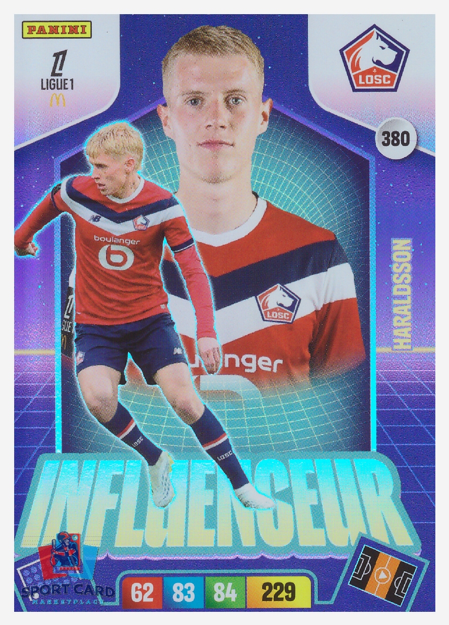 Panini Adrenalyn XL Ligue 1 2026-27 - Hákon Arnar Haraldsson / LOSC Lille - Influenceur - #380