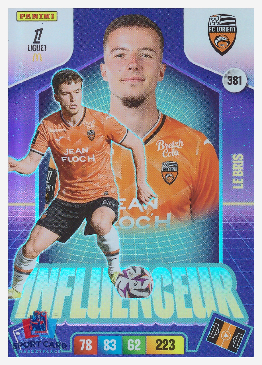 Panini Adrenalyn XL Ligue 1 2026-27 - Théo Le Bris / FC Lorient - Influenceur - #381