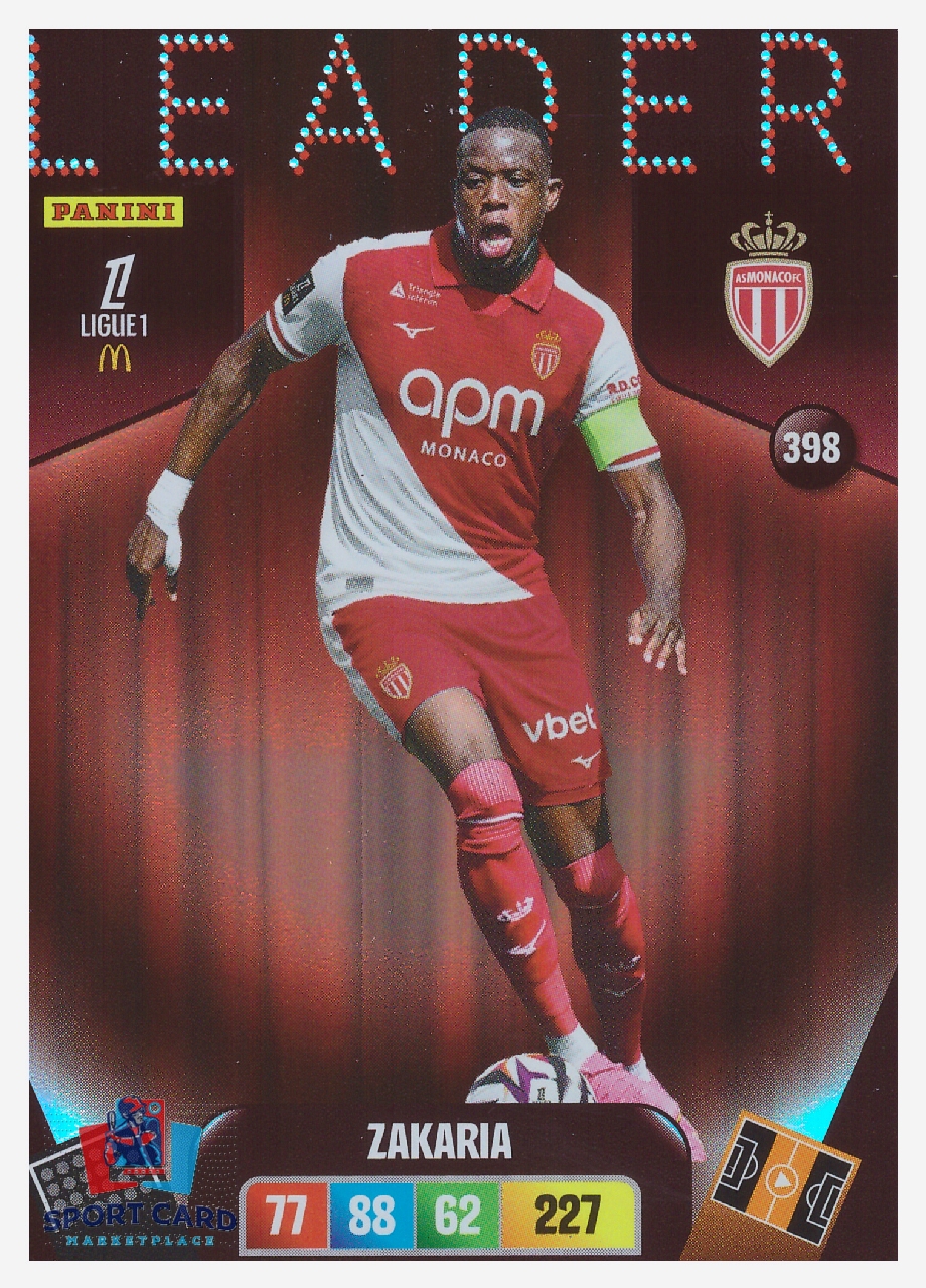 Panini Adrenalyn XL Ligue 1 2026-27 - Denis Zakaria / AS Monaco - Leader - #398