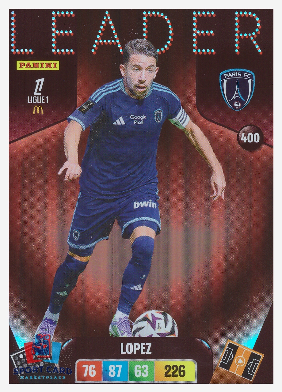 Panini Adrenalyn XL Ligue 1 2026-27 - Maxime Lopez / Paris FC - Leader - #400