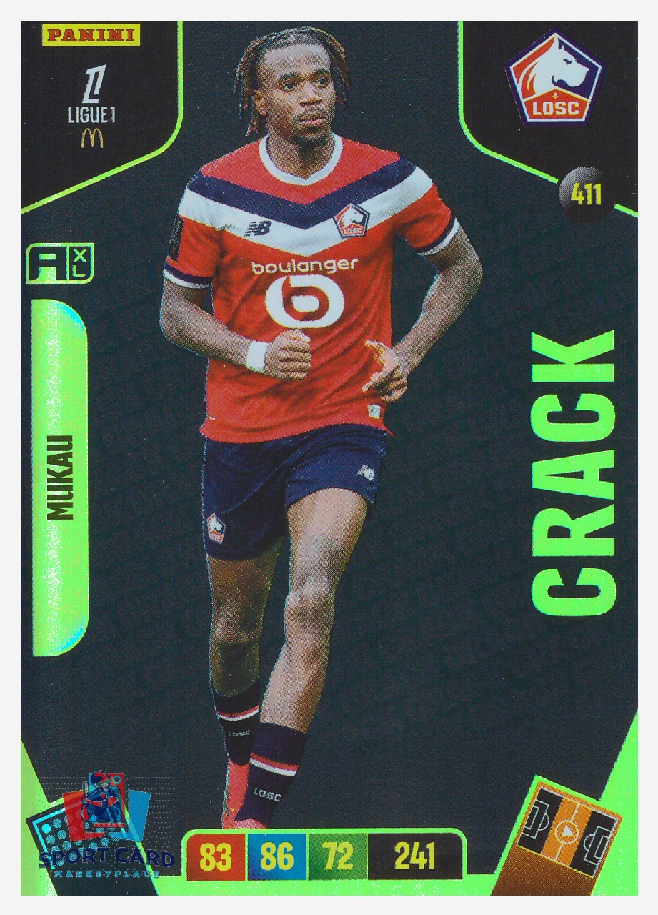 Panini Adrenalyn XL Ligue 1 2026-27 - Ngal'ayel Mukau / LOSC Lille - Crack #411