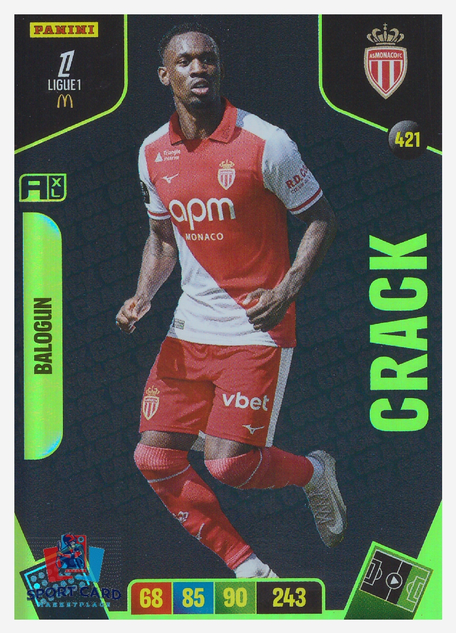 Panini Adrenalyn XL Ligue 1 2026-27 - Folarin Balogun / AS Monaco - Crack #421