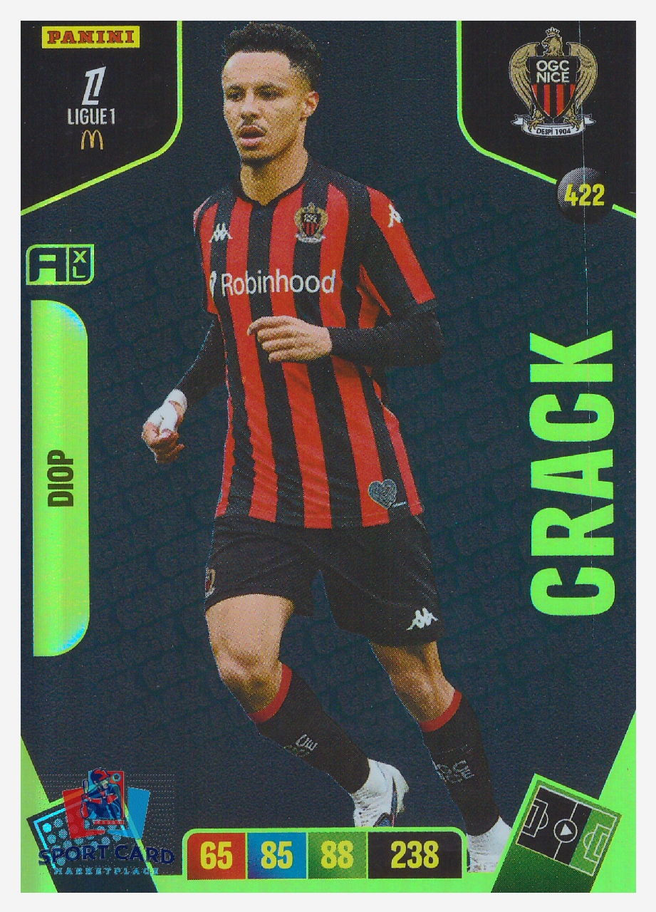 Panini Adrenalyn XL Ligue 1 2026-27 - Sofiane Diop / OGC Nice - Crack #422