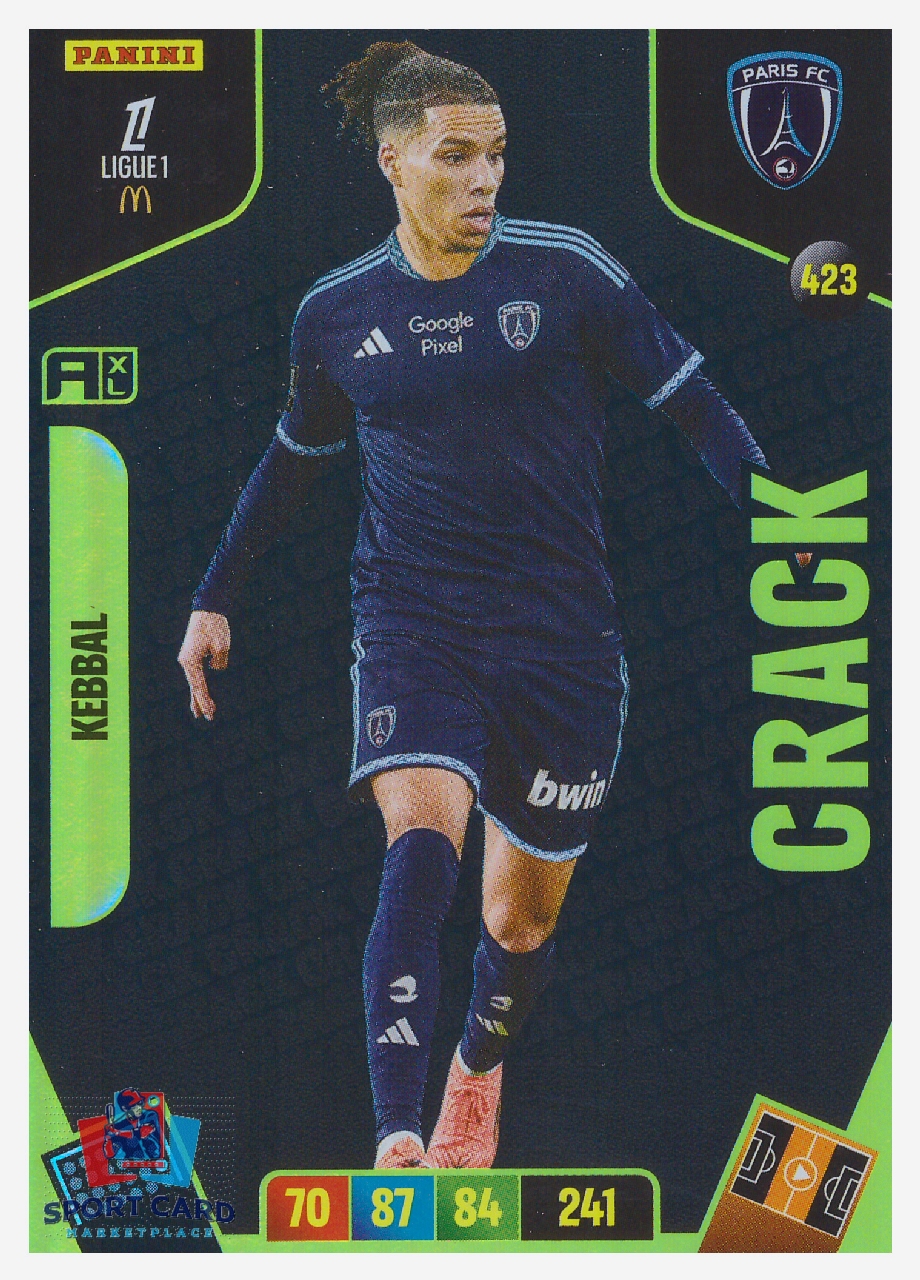Panini Adrenalyn XL Ligue 1 2026-27 - Ilan Kebbal / Paris FC - Crack - #423