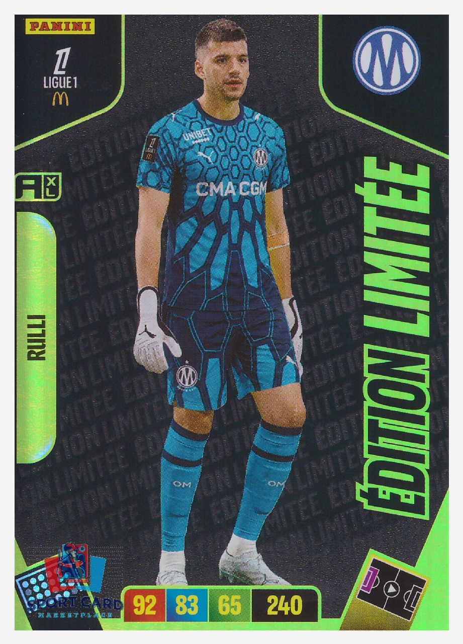 Panini Adrenalyn XL Ligue 1 2026-27 - Gerónimo Rulli / Olympique de Marseille - Édition Limitée #EL-GR