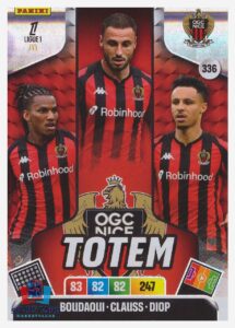 Panini Adrenalyn XL Ligue 1 2026-27 - Boudaoui/Clauss/Diop / OGC Nice - Totem - #336