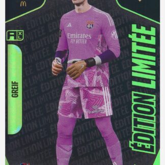 Panini Adrenalyn XL Ligue 1 2026-27 - Dominik Greif / Olympique Lyonnais - Édition Limitée #EL-DG