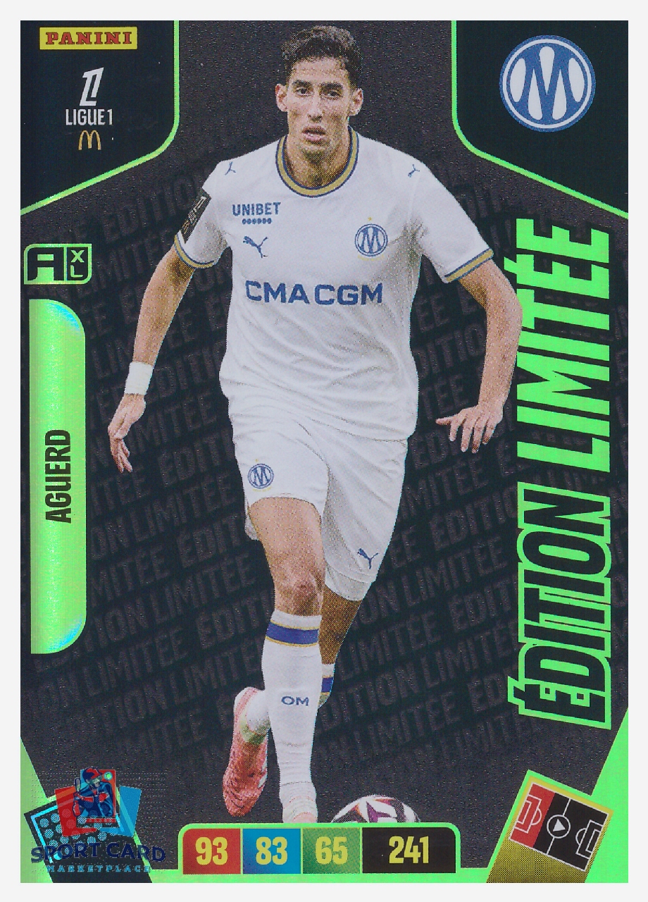 Panini Adrenalyn XL Ligue 1 2026-27 - Nayef Aguerd / Olympique de Marseille - Édition Limitée #EL-NA