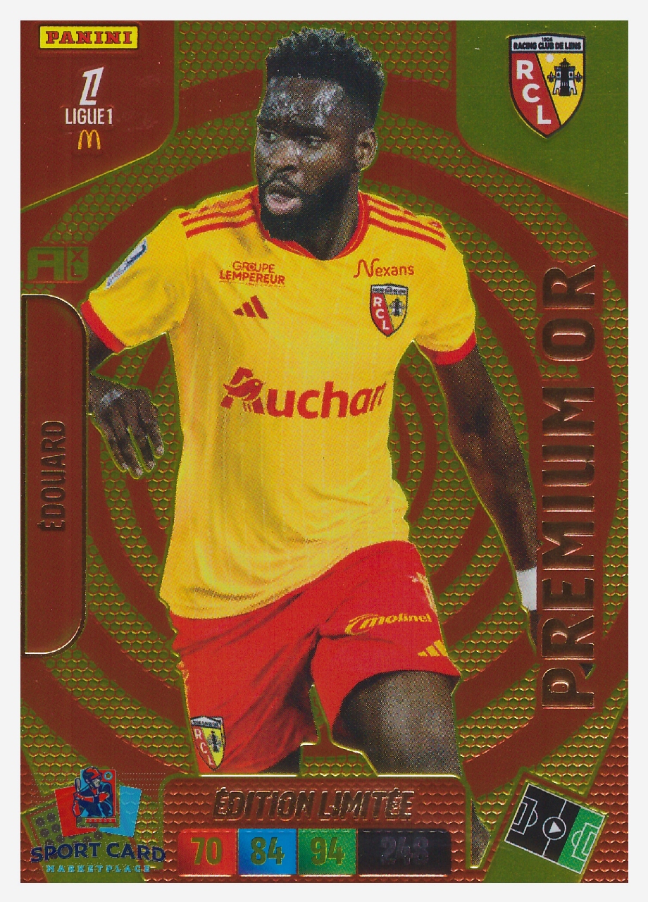 Panini Adrenalyn XL Ligue 1 2026-27 - Odsonne Édouard / RC Lens - Édition Limitée / Premium Or #EL-OE