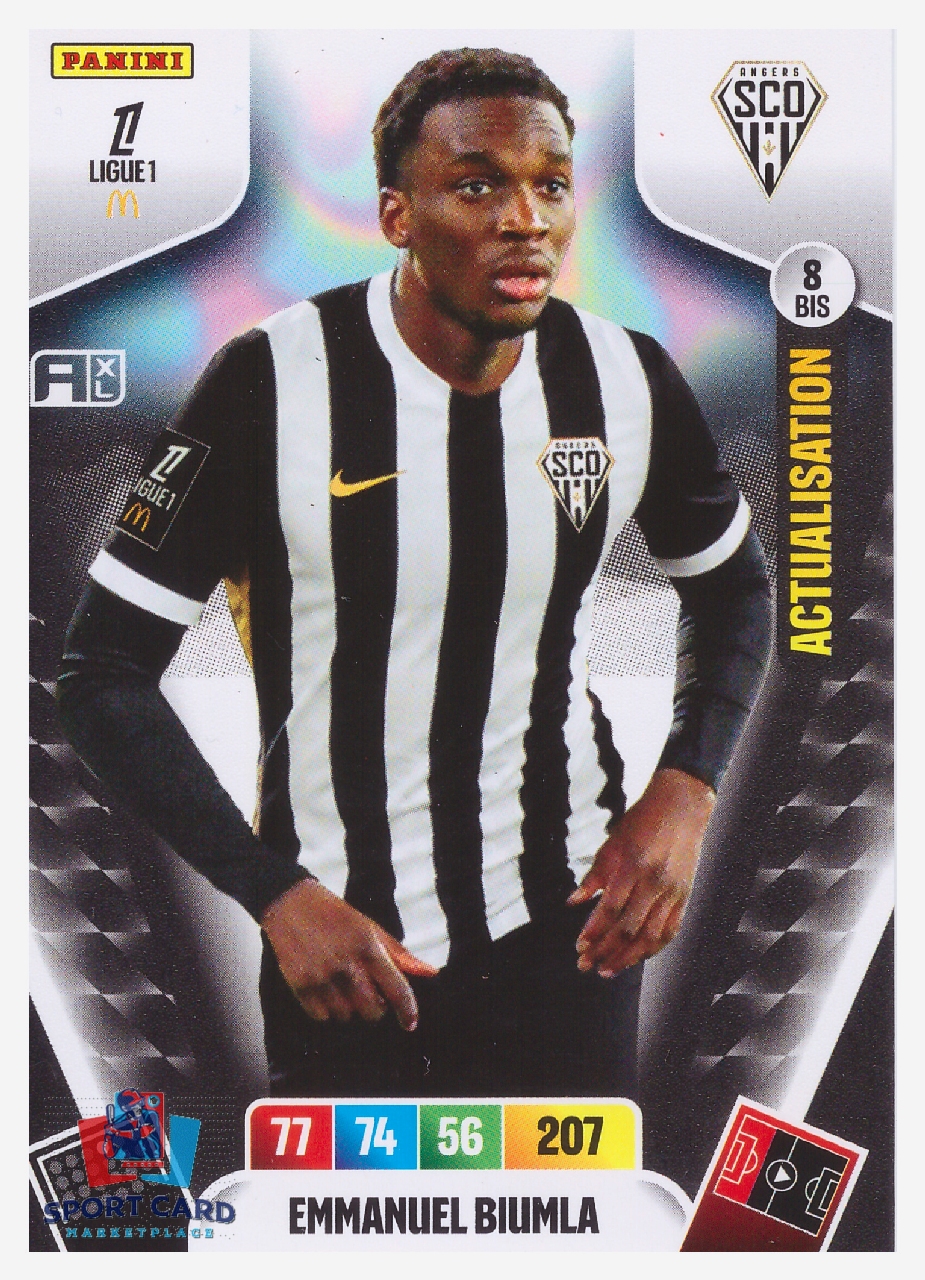 Panini Adrenalyn XL Ligue 1 2026-27 - Emmanuel Biumla / Angers SCO #8bis