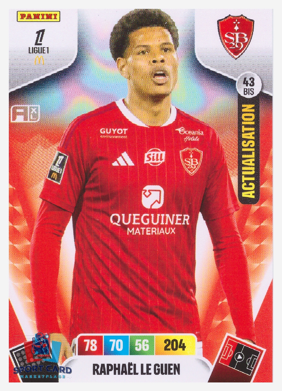 Panini Adrenalyn XL Ligue 1 2026-27 - Raphaël Le Guen / Stade Brestois 29 #43bis