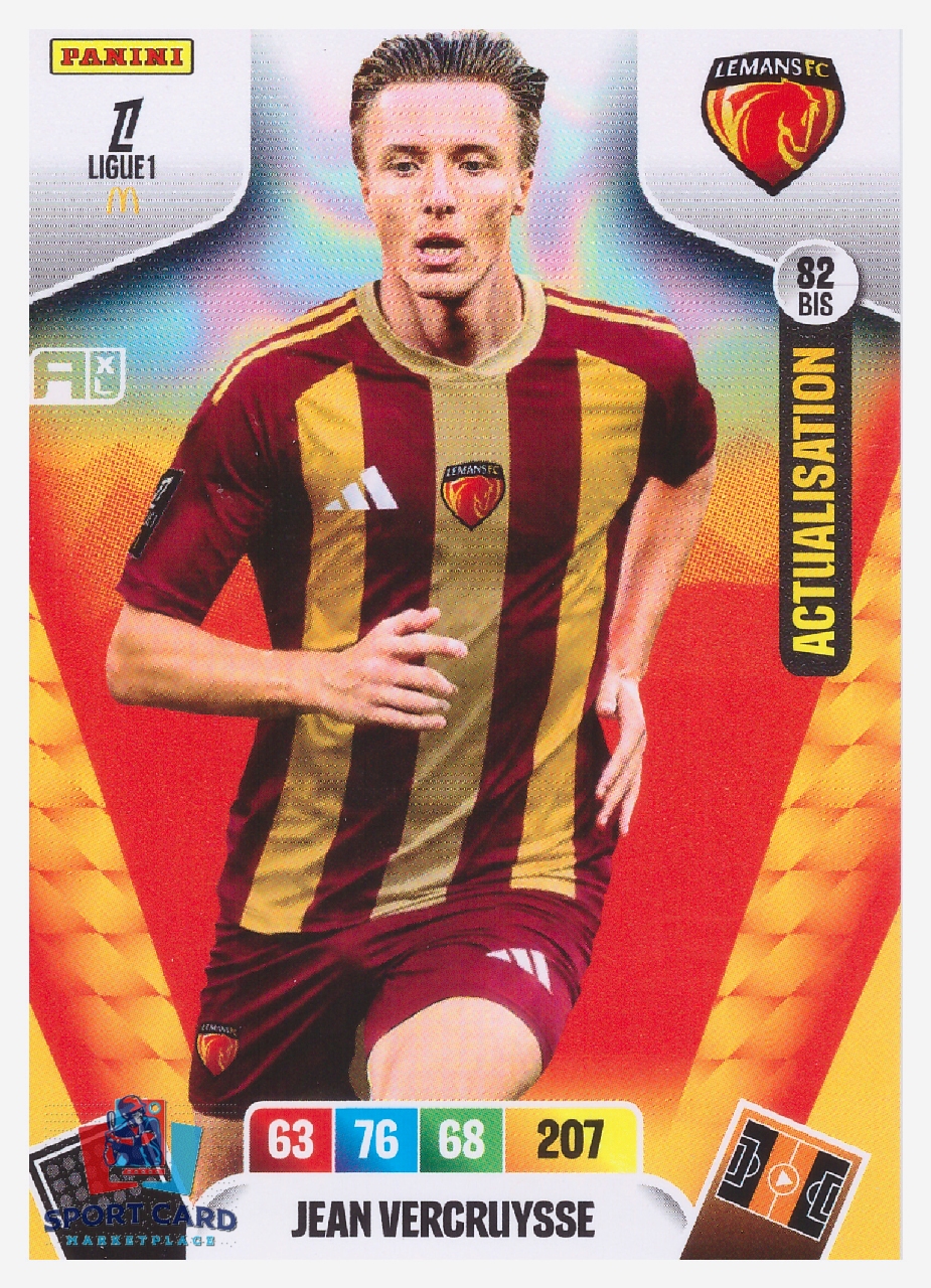 Panini Adrenalyn XL Ligue 1 2026-27 - Jean Vercryusse / Le Mans FC #82bis