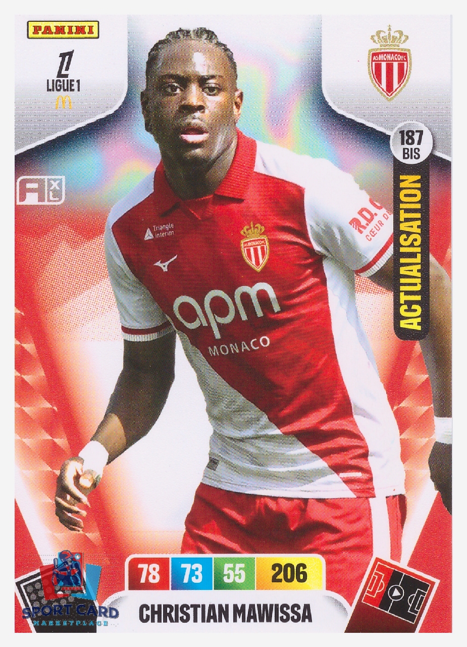 Panini Adrenalyn XL Ligue 1 2026-27 - Christian Mawissa / AS Monaco #187bis