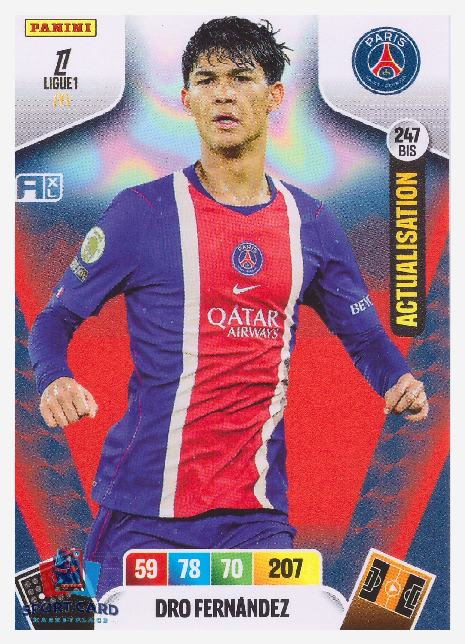 Panini Adrenalyn XL Ligue 1 2026-27 - Dro Fernandez / Paris Saint-Germain #247bis