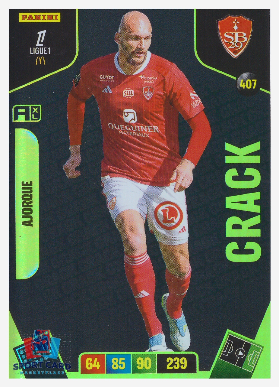 Panini Adrenalyn XL Ligue 1 2026-27 - Ludovic Ajorque / Stade Brestois 29 - Crack - #407