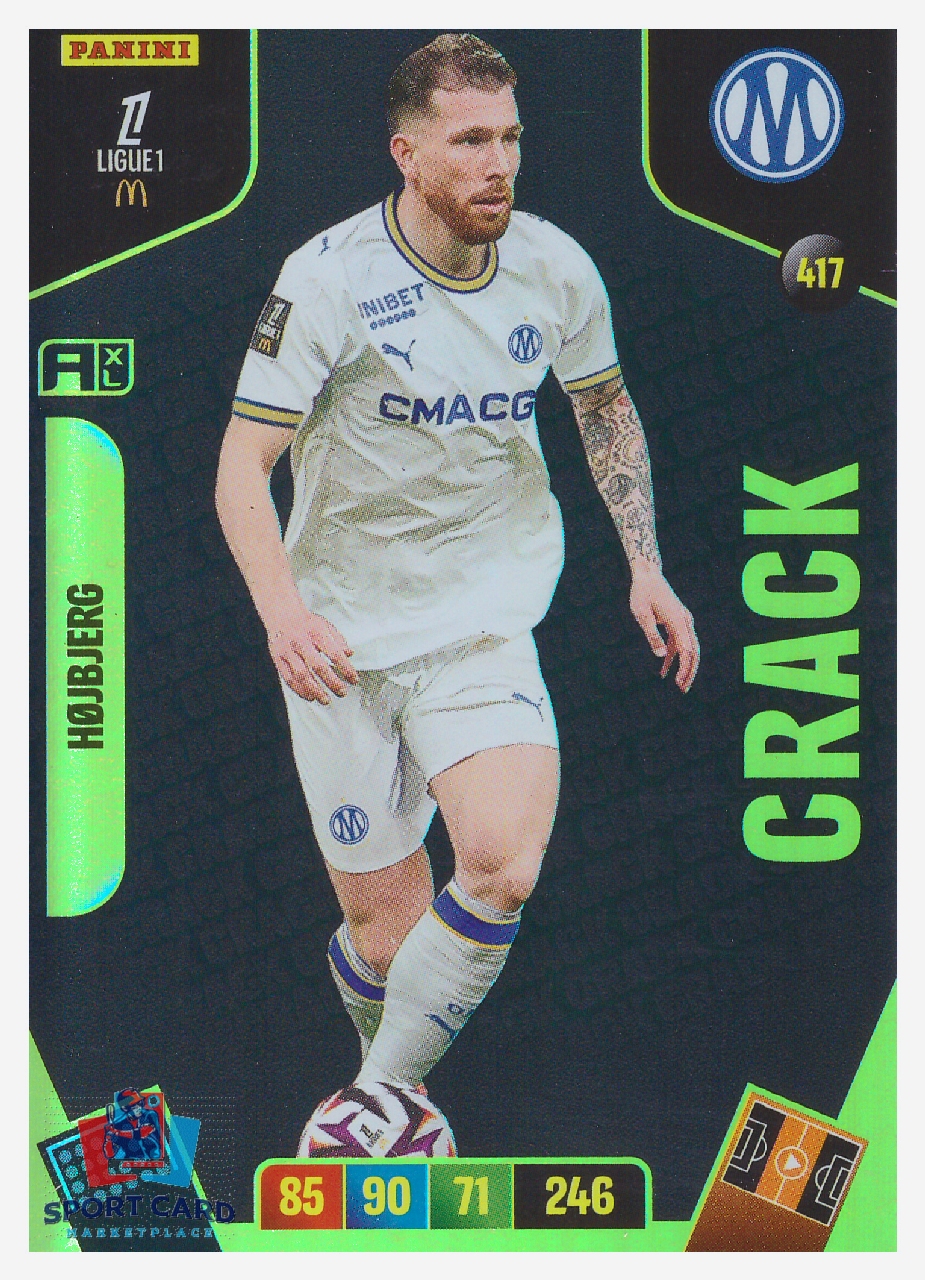 Panini Adrenalyn XL Ligue 1 2026-27 - Pierre-Emile Højbjerg / Olympique de Marseille - Crack - #417